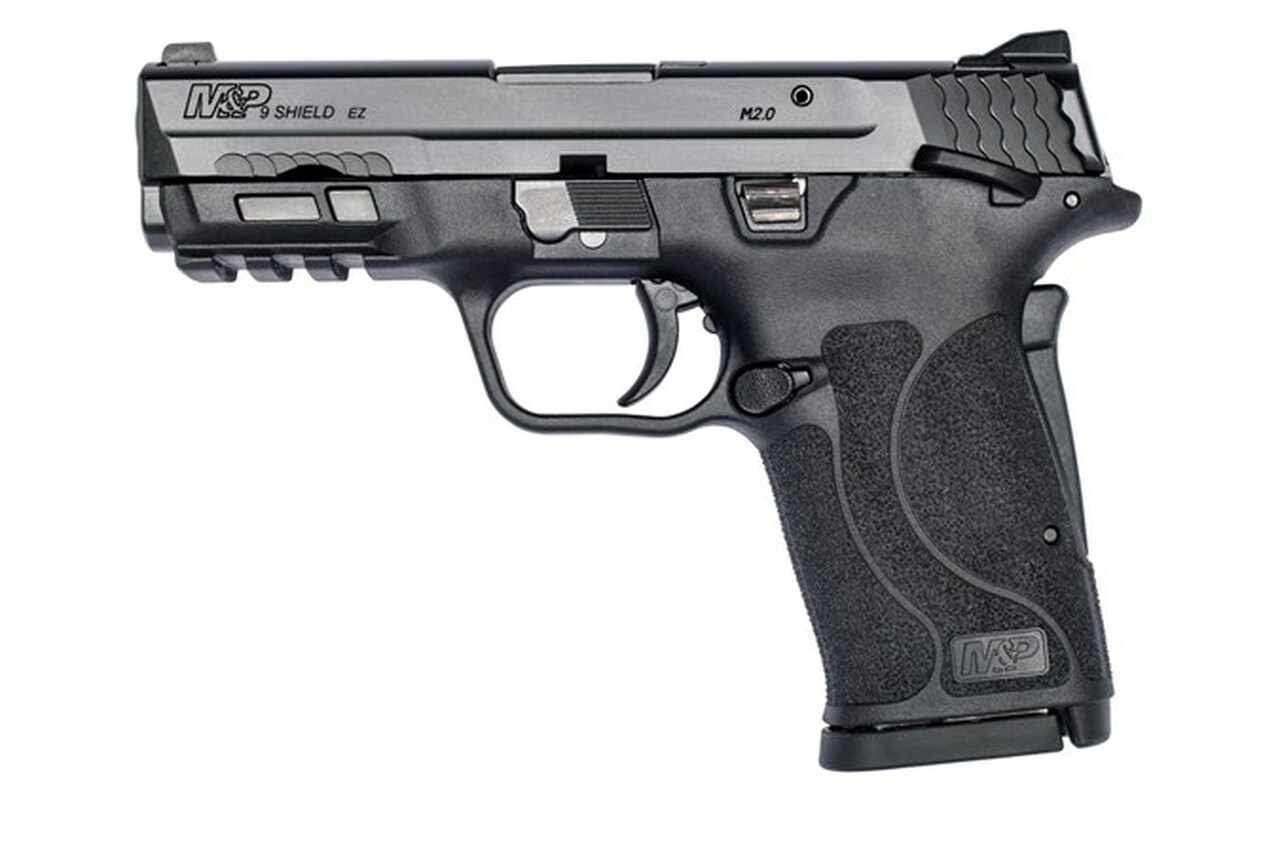 Smith & Wesson M&P Shield EZ M2.0 Compact 9mm, 3.675″ Barrel, Black, Manual Safety, 8rd