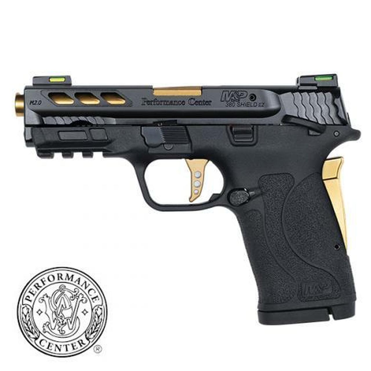 Smith & Wesson M&P Shield EZ M2.0 Performance Center 380 ACP 3.8″ Gold Ported Barrel