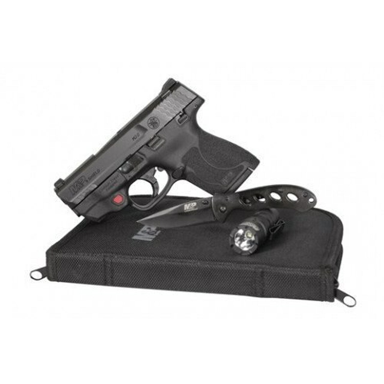 Smith & Wesson M&P Shield M2.0 EDC Range Kit, 9mm, 3.1″, Crimson Trace, 8rd
