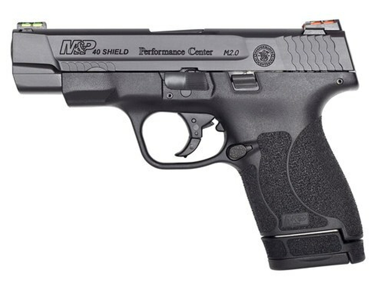 Smith & Wesson M&P Shield M2.0 Performance Center 40 Smith & Wesson, 4″, 6rd/7rd, Black