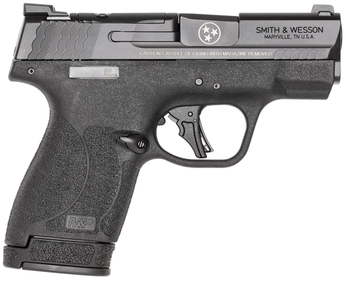 Smith & Wesson M&P Shield Plus 9mm, 3.1″ Barrel, Black, Tennessee Special Logo, NO SAFETY, 13rd
