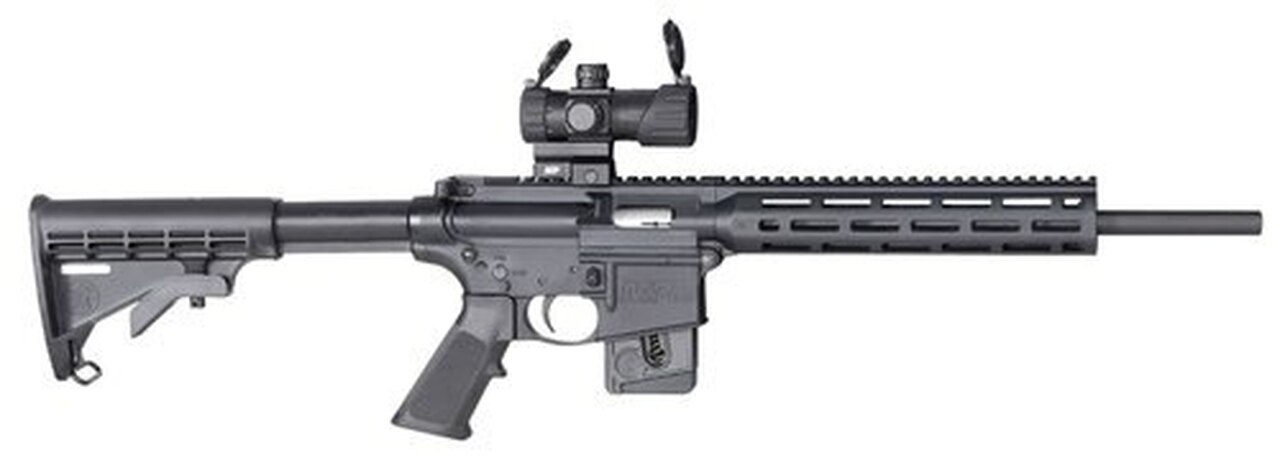 Smith & Wesson M&P15-22 Sport Optic Ready *CA Compliant* 22LR, 16.5″ Barrel, Fixed Stock, Black, 10rd
