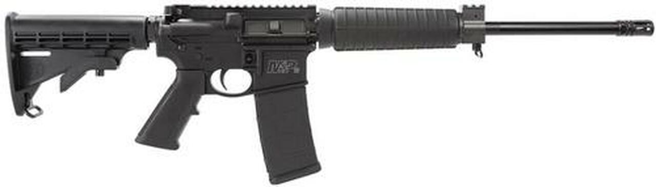 Smith & Wesson M&P15 SA 300 AAC Blackout, 16″ Barrel, 6 Pos Stock, Black, 30rd