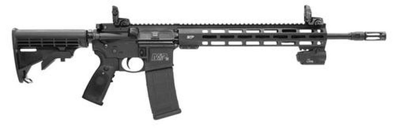 Smith & Wesson M&P15 Tactical, .223/5.56, 16″, 30rd, Crimson TraceLiNQ Laser
