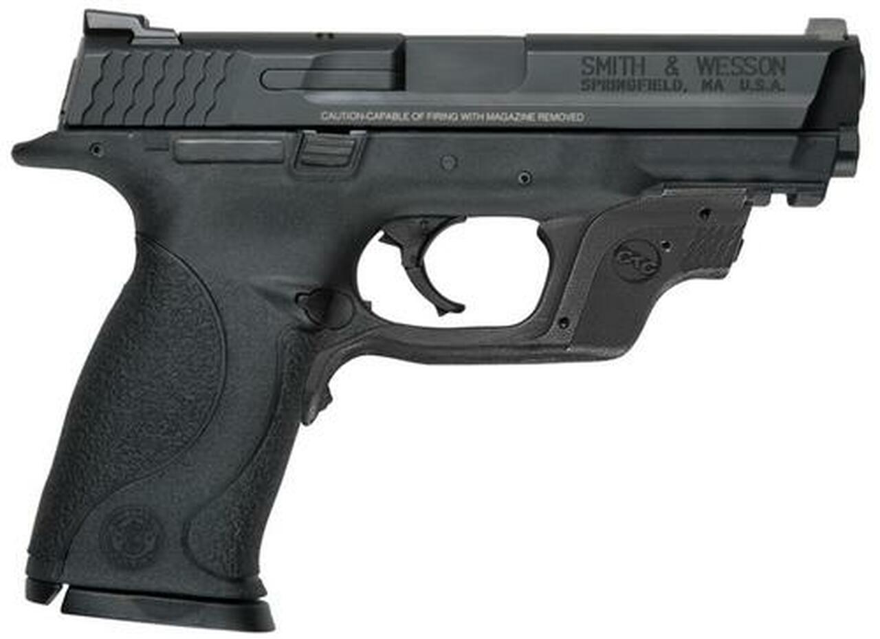 Smith & Wesson M&P40, 4.25″, 15rd, Crimson Trace Green Laserguard