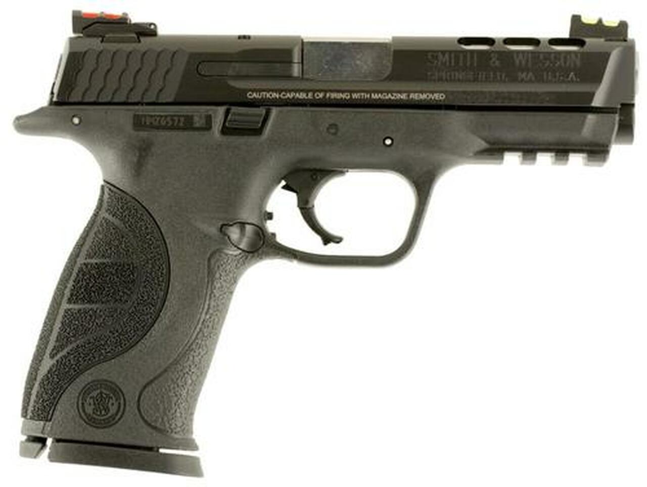 Smith & Wesson M&P40 .40 S&W, 4.25″, 15rd, Ported, Fiber Optic Sights