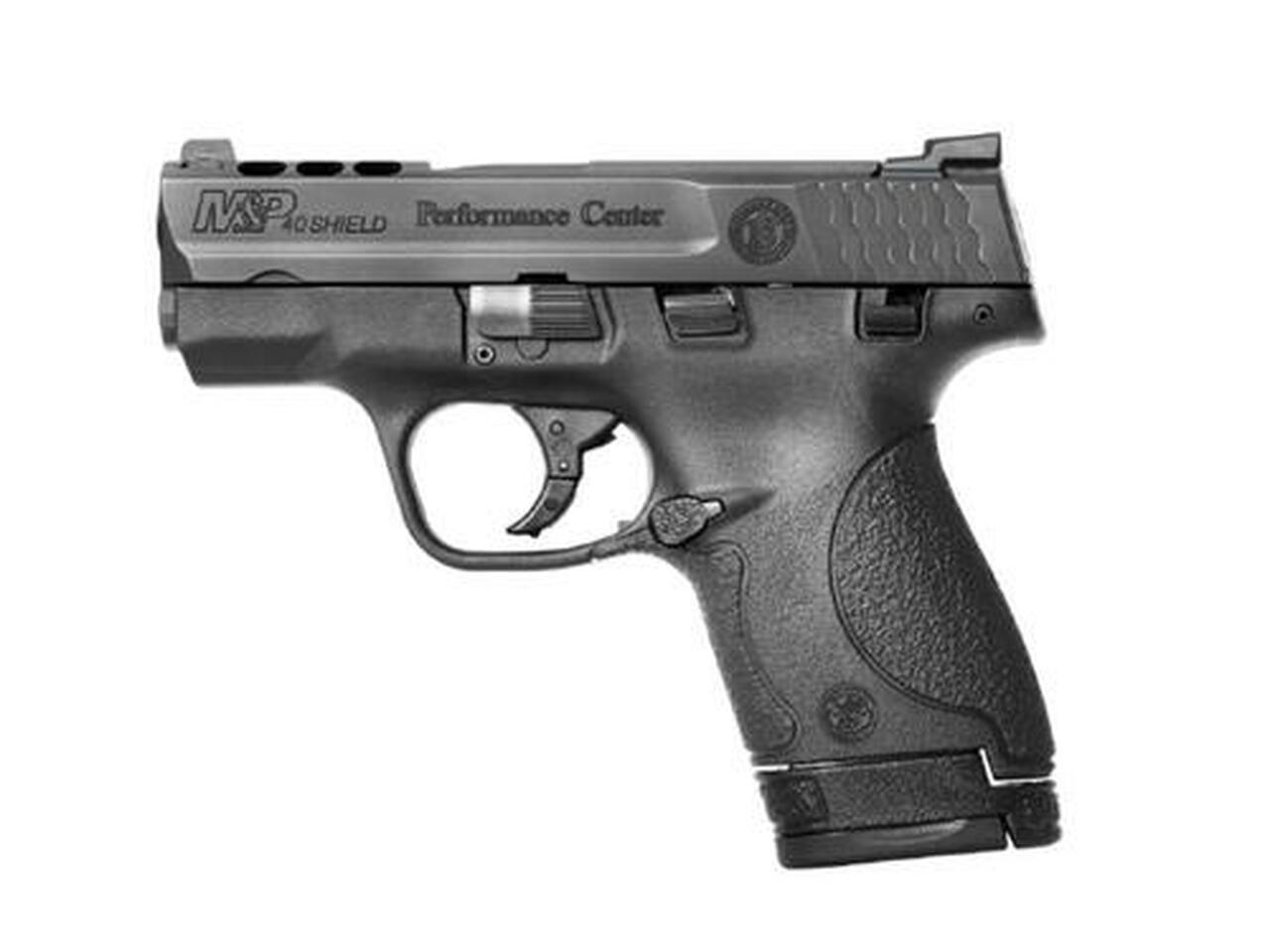 Smith & Wesson M&P40 Shield Performance Center, .40 S&W, 3.1″ Ported Barrel, 6/7rd, Black