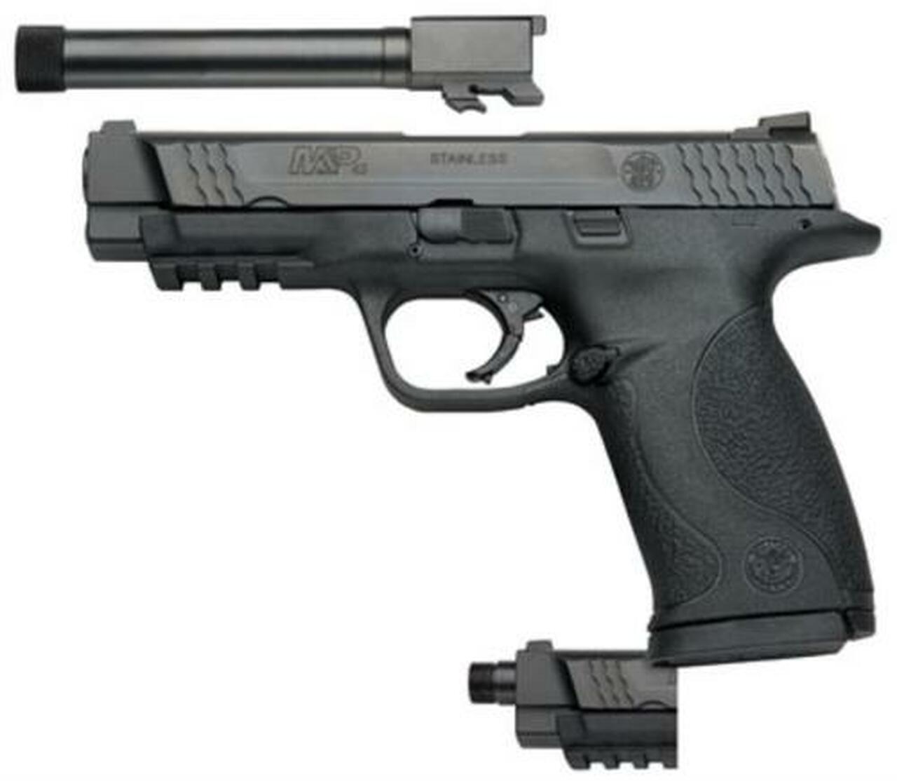 Smith & Wesson M&P45 Threaded 2Barrel Kit 45 ACP 4.5″ Barrel Plus Extra Threaded Barrel 10rd Mag