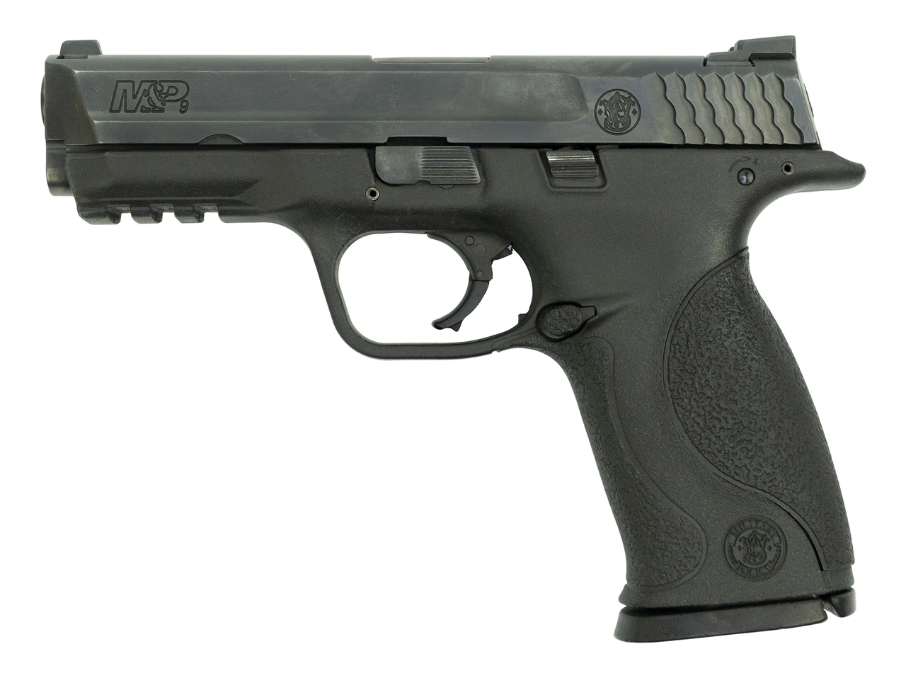 Smith & Wesson M&P9 9mm, Trade-In, 4.25″ Barrel, No Thumb Safety, CT Laser Grip, Black, 17rd