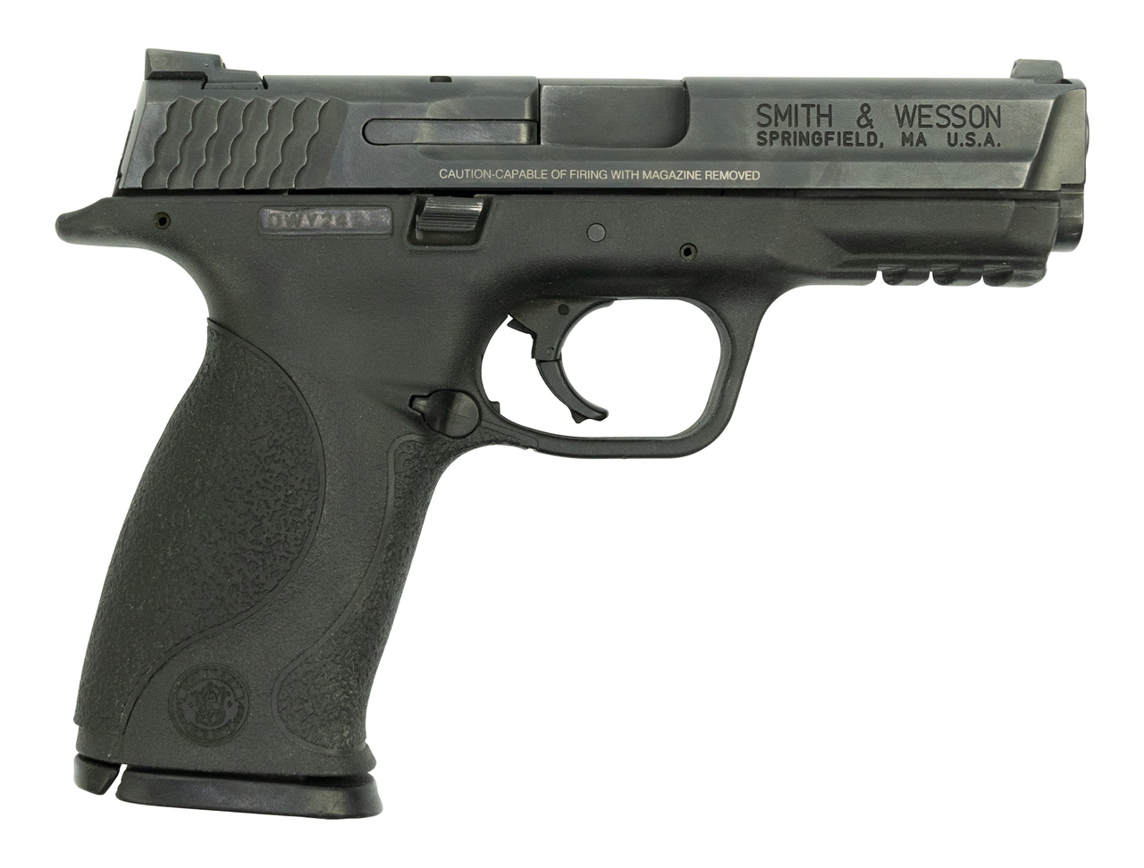 Smith & Wesson M&P9 9mm, Trade-In, 4.25″ Barrel, No Thumb Safety, CT Laser Grip, Black, 17rd