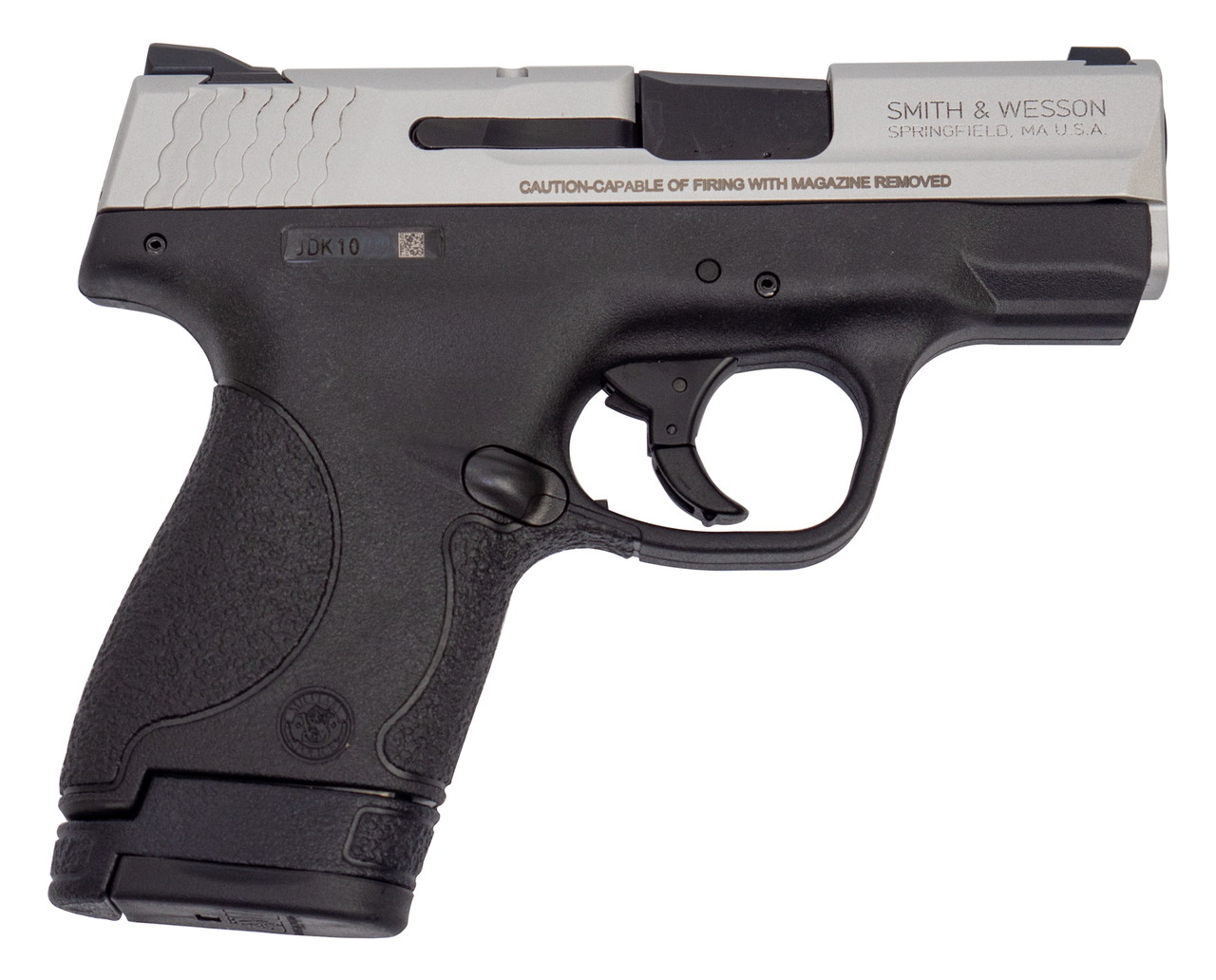 Smith & Wesson M&P9 Shield 9mm, 3.1″ Barrel, Black/Satin Aluminum, 8rd