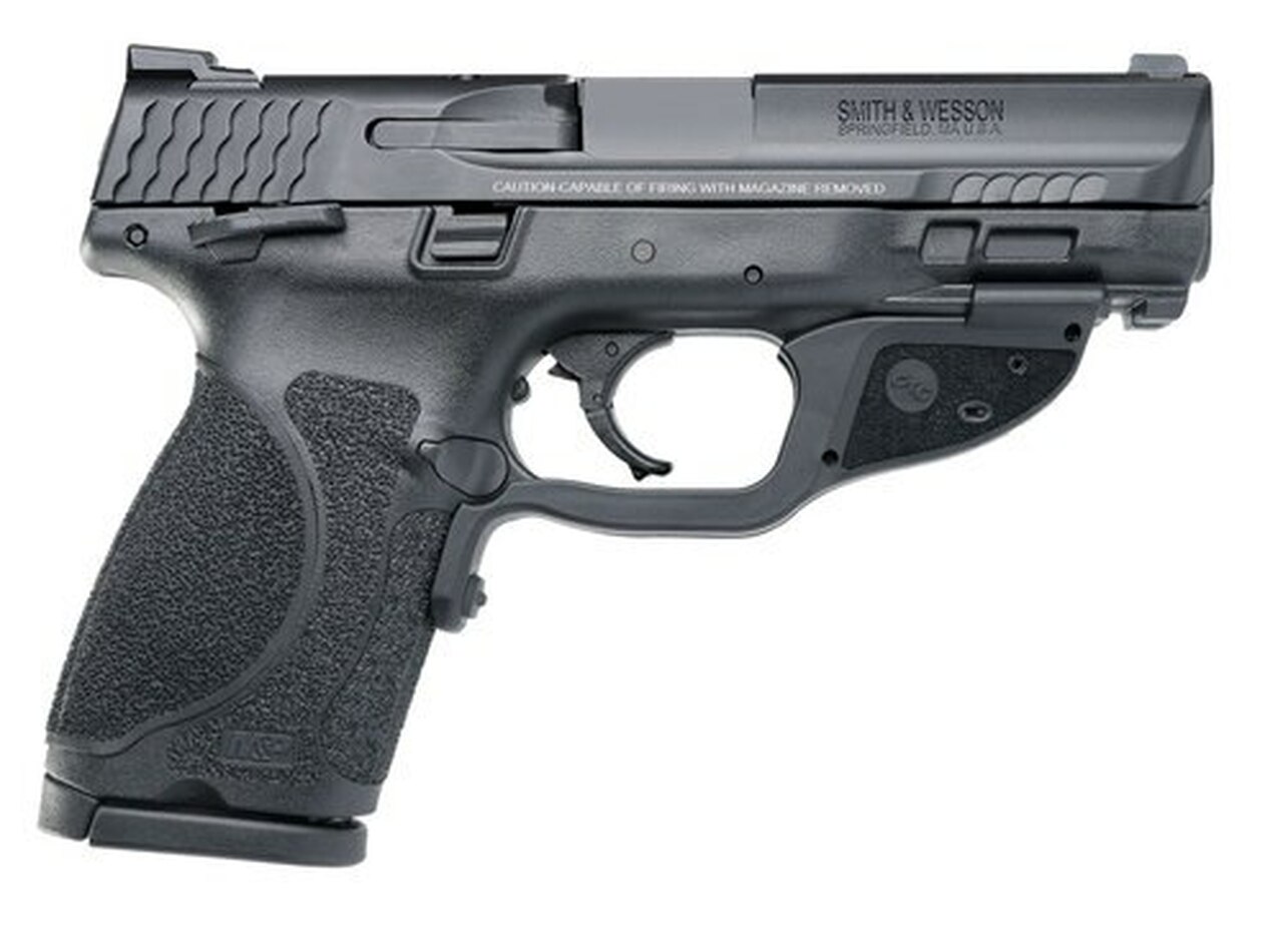 Smith & Wesson M&P9C M2.0 9mm, 4″, TS Crimson Trace Green, 15rd