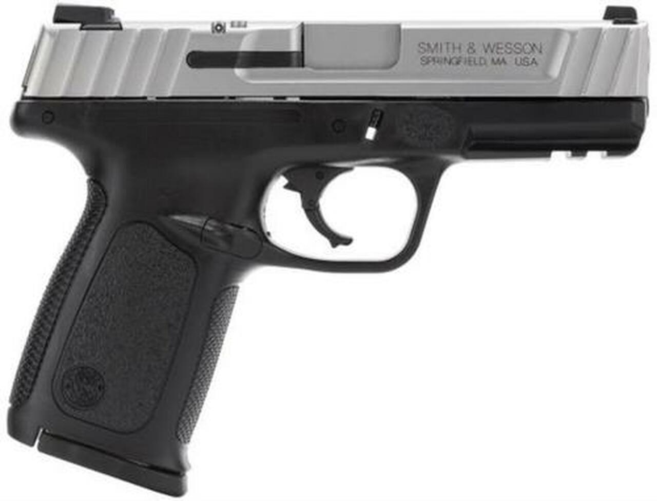 Smith & Wesson SD VE *MA Compliant* 40S&W 4″ Barrel, Black Poly Frame/SS Slide, 10rd