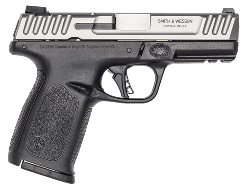 Smith & Wesson SD40 2.0 40 Smith & Wesson, 4″ Barrel, Satin Slide, Black Frame, 14rd