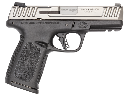 Smith & Wesson SD9 2.0 9mm, 4″ Barrel, 2-Tone, Picatinny Rail, 16rd