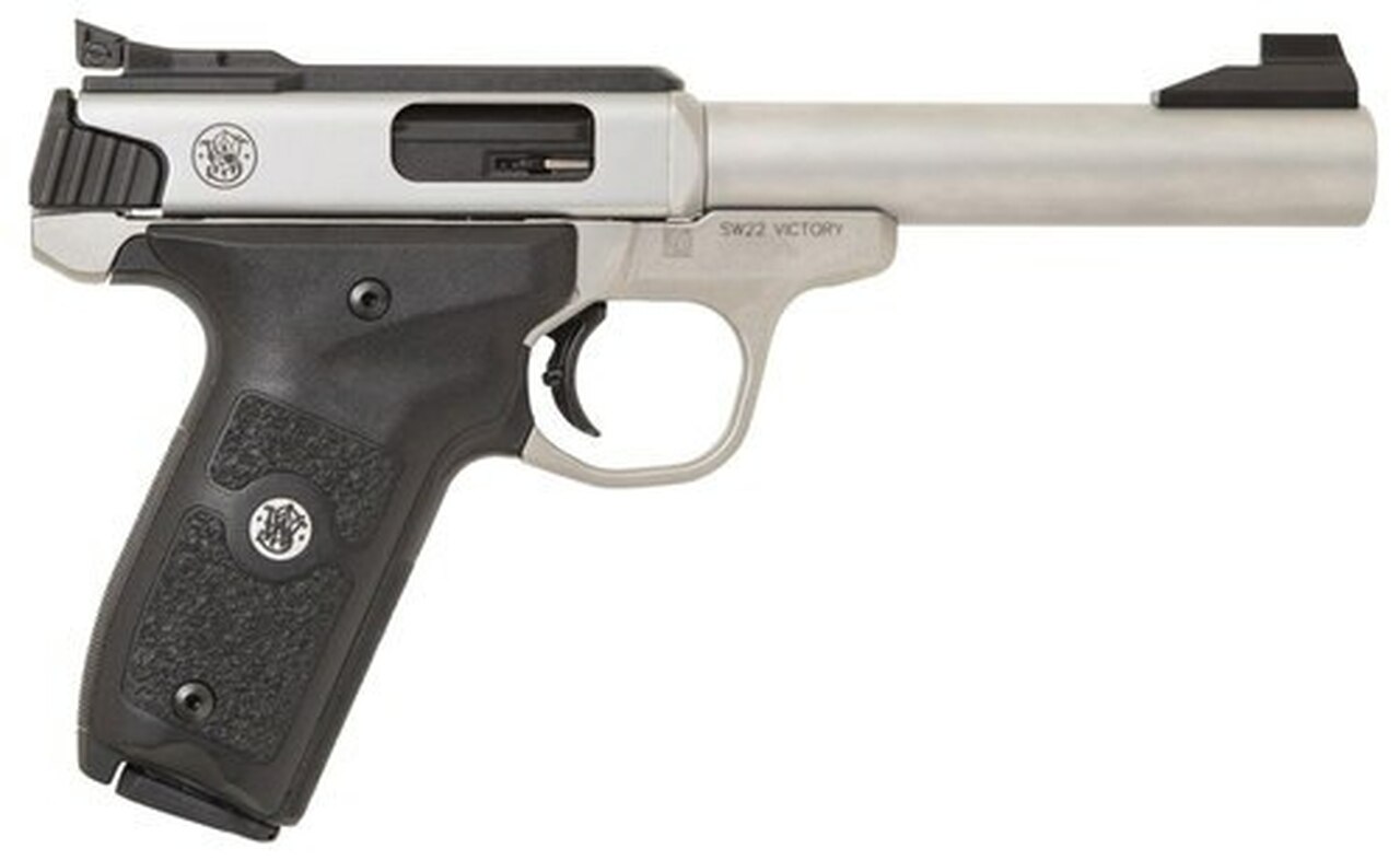 Smith & Wesson SW22 Victory 22 LR, 5.5″ Barrel, Target, Stainless, 10rd, Mass Legal