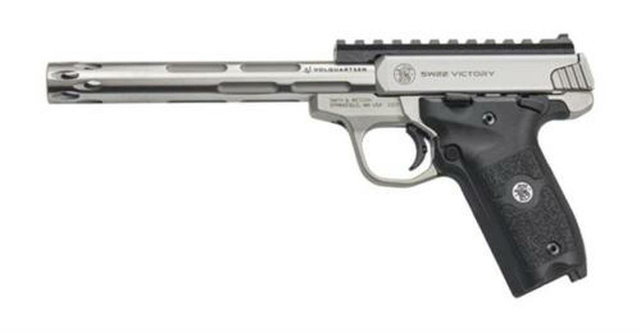 Smith & Wesson Victory Pistol 22LR, Volquartsen I-Fluted Barrel Installed, 2 Mags