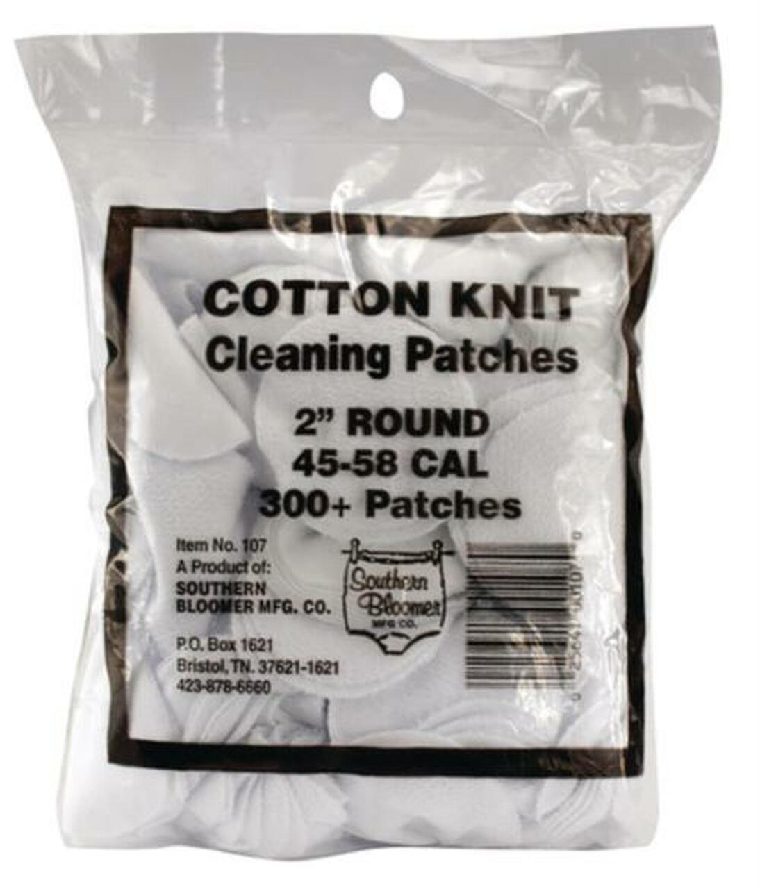 Southern Bloomer Muzzleloader Cleaning Patches 2″rd