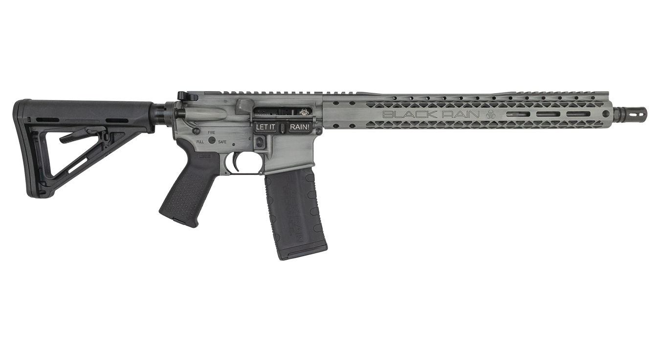 Spec15 5.56mm AR-15 with Battleworn Smith Gray Finish