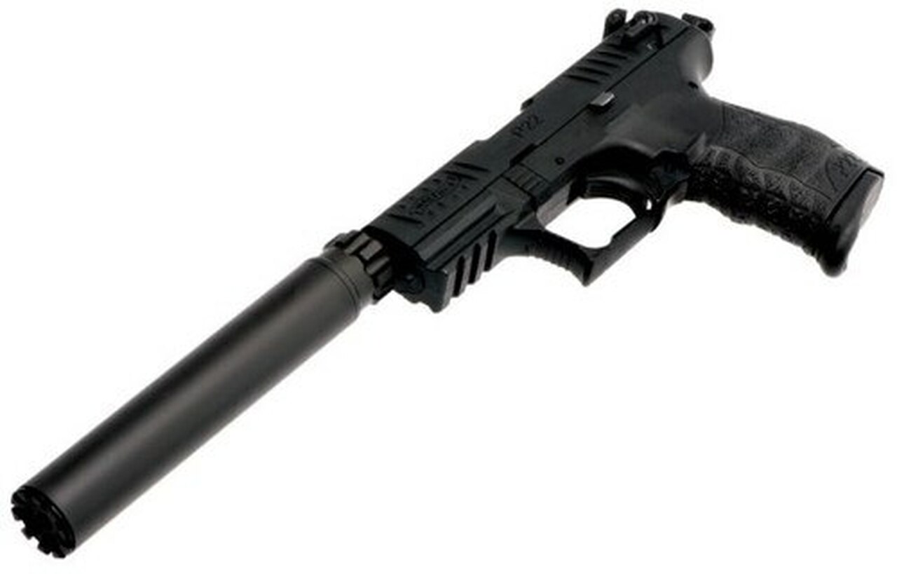 Spectre 22 Rimfire Silencer .22Lr/.22Wmr/.17Hmr/5.7mm Black Oxide Finish – All Nfa Rules Apply