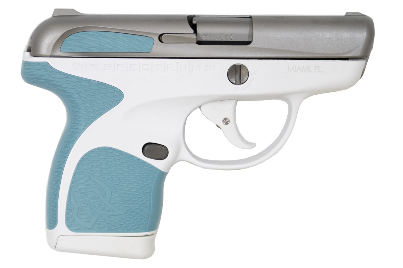 Spectrum 380 ACP White/Blue/Stainless Carry Conceal Pistol