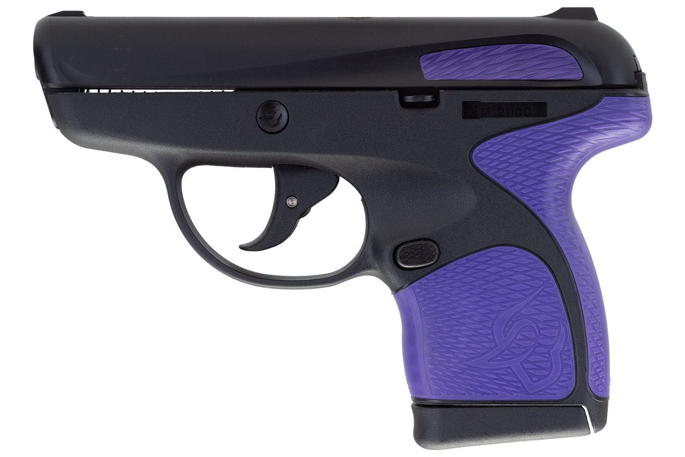 Spectrum .380 Auto Black Pistol with Purple Grips