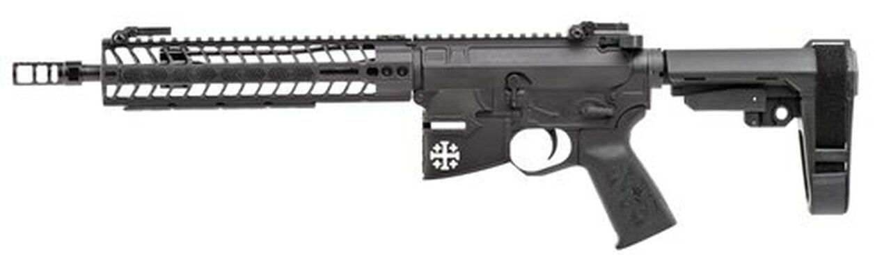 Spikes Rare Breed Crusader,AR-15 Pistol 5.56/.223, 11.5″, No Magazine, Black