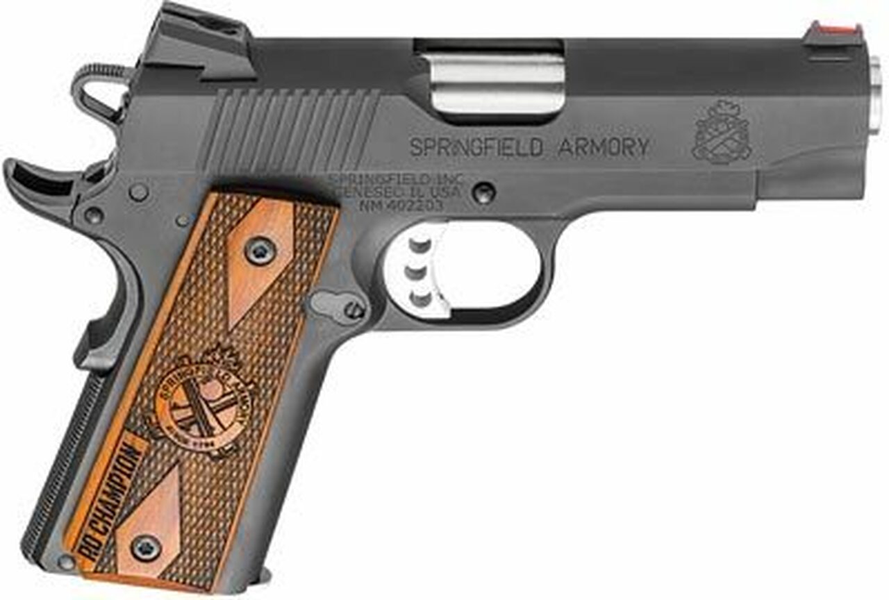 Springfield 1911 Champion Range Officer Pistol 45 ACP 4″ Parkerized, 7rd