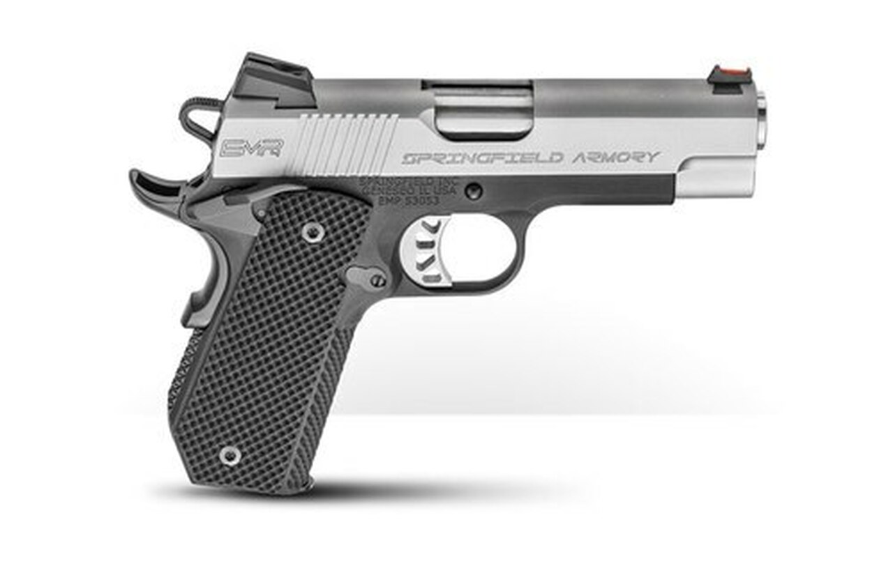 Springfield 1911 EMP Concealed Carry Contour, Instant Gear Up Package, 9mm, 4″ Barrel, 9rd, Black/Stainless