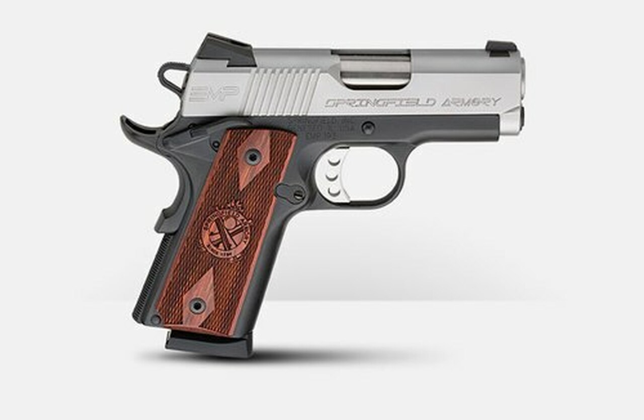 Springfield 1911 EMP Instant Gear Up Package 9mm, 3″ Barrel, Cocobolo Grips, 9rd