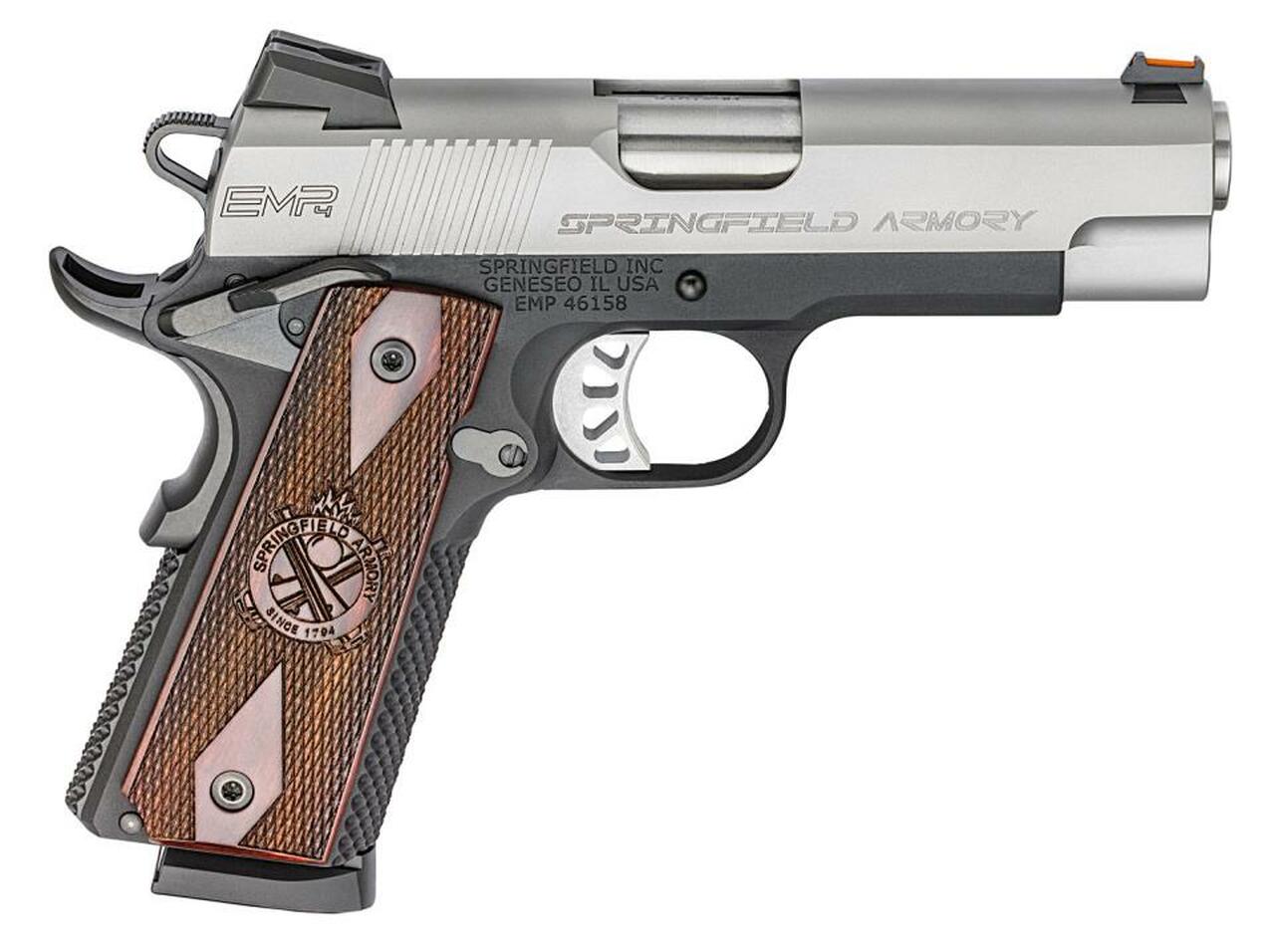 Springfield 1911 EMP Lightweight Champion 40SW 4″ Barrel 2 Tone Cocobolo Grips 9rd Mag