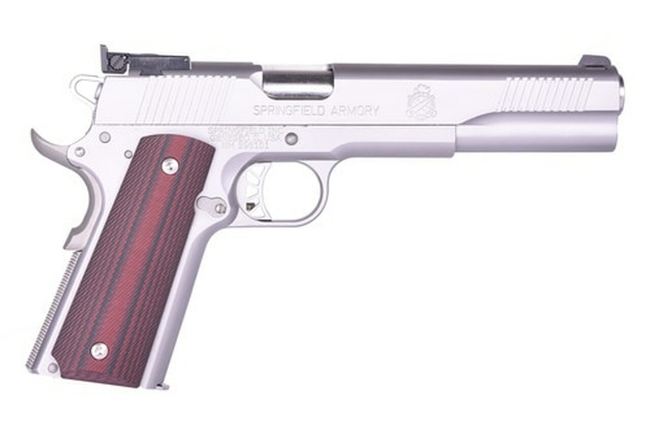 Springfield 1911 Pistol Series Custom Trophy Match 6″ Barrel Two Tone Semi-Auto 45 ACP