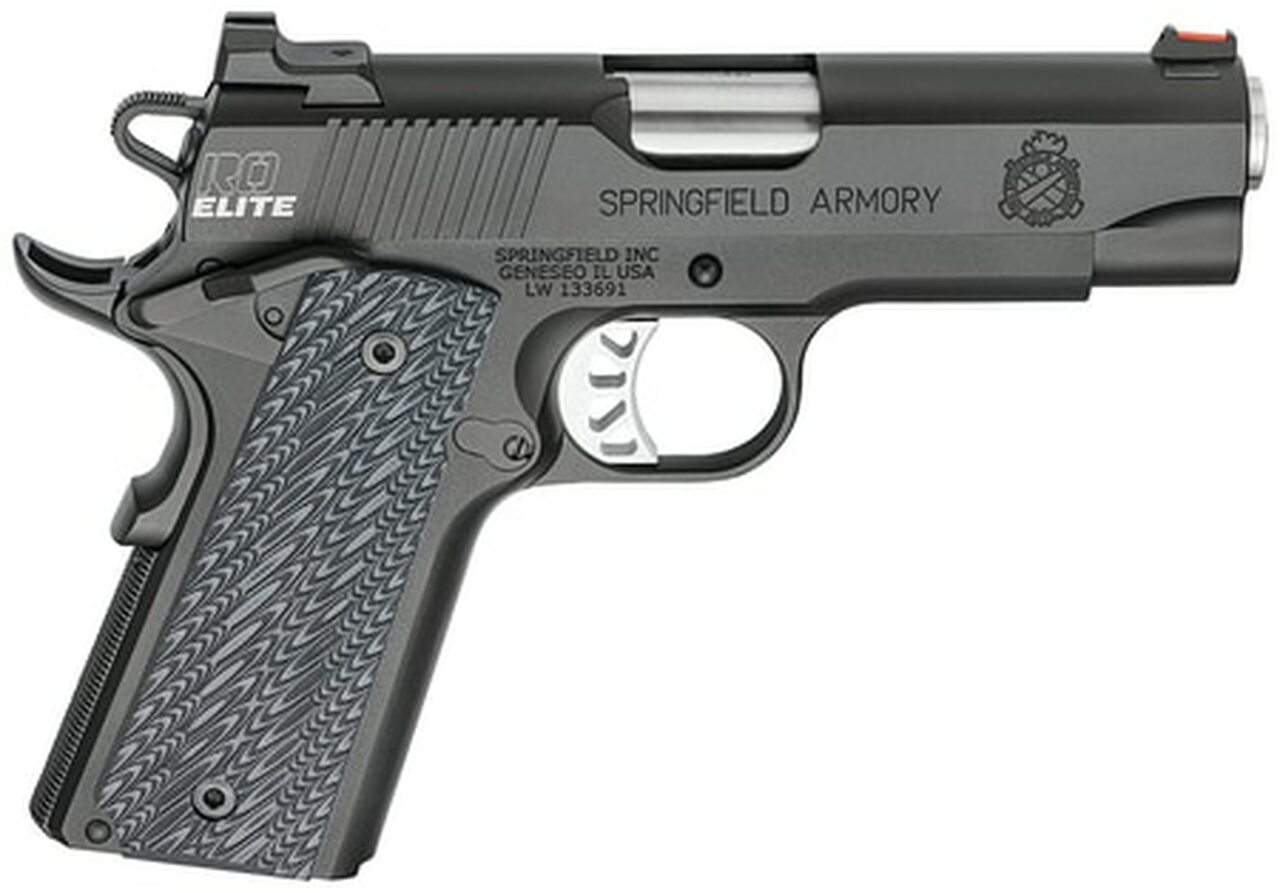 Springfield 1911 Range Officer Elite Champion 9mm 4″ Barrel Fiber Optic Front Ambi Safety 9rd Mag