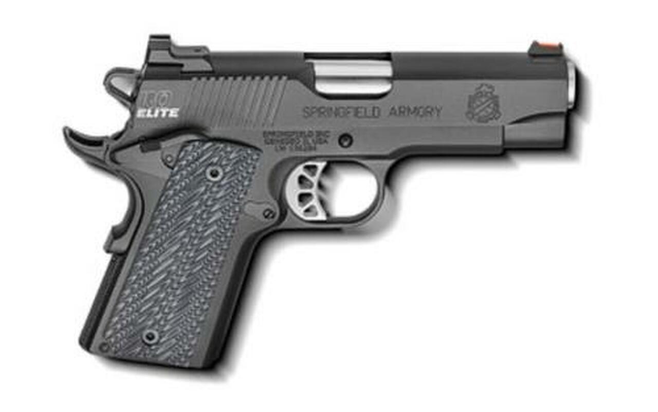 Springfield 1911 Range Officer Elite Compact 9mm 4″ Bull Barre G-10 Grips 9rd Mags