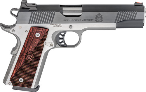 Springfield 1911 Ronin 10mm, 5″ Barrel, Blued Slide, Steel Frame, Wood Grip, 8rd
