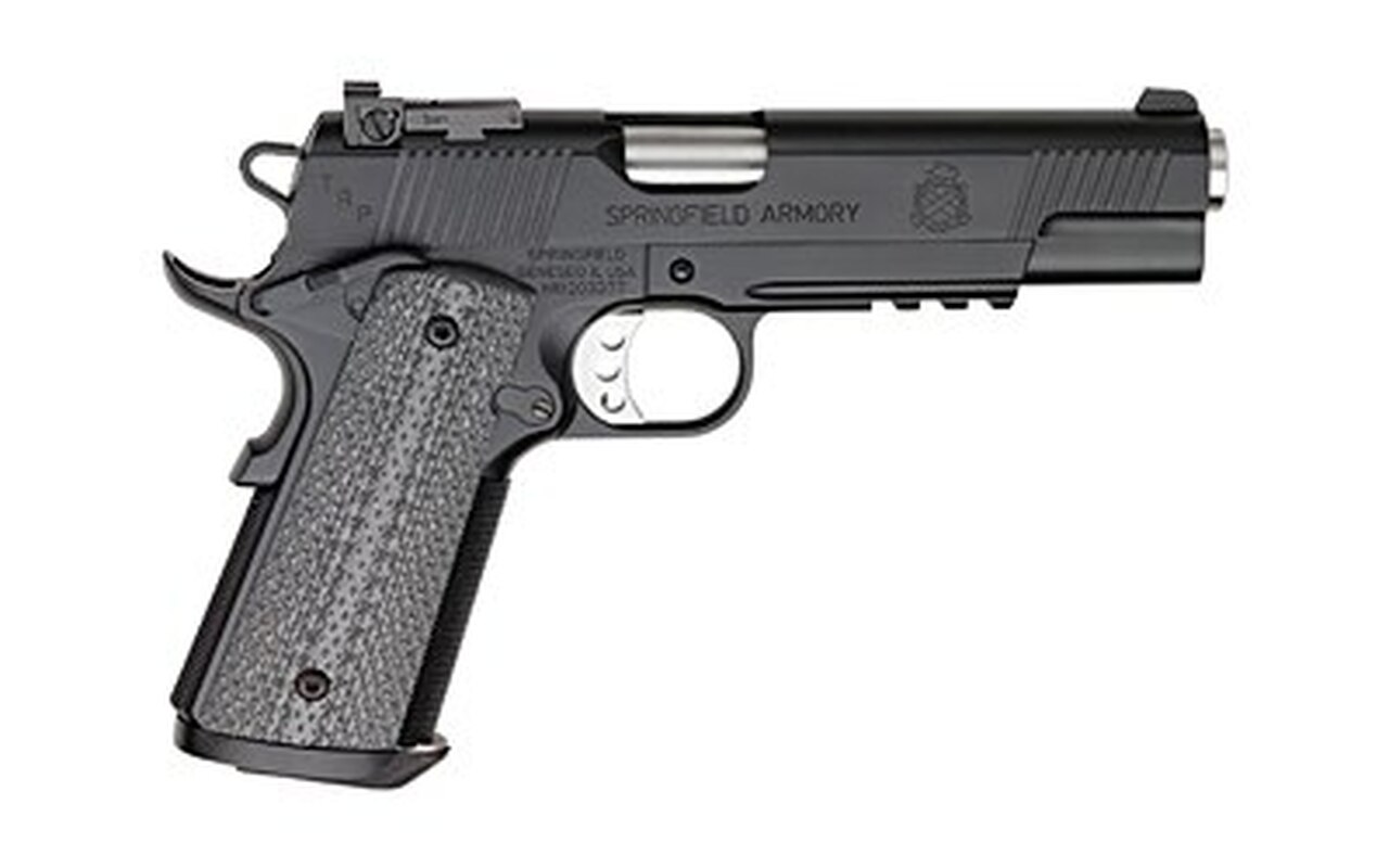Springfield 1911 Tactical Response Pistol TRP Operator, 1911 45 ACP, 5″ Bull Barrel, StG10 Grips, Night Sights, 7rd Mag