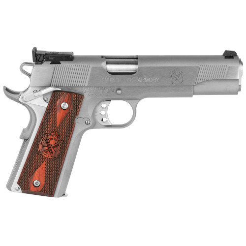 Springfield 1911 Target 9mm, 5″ Barrel, Stainless Steel, CA Compliant, 9rd