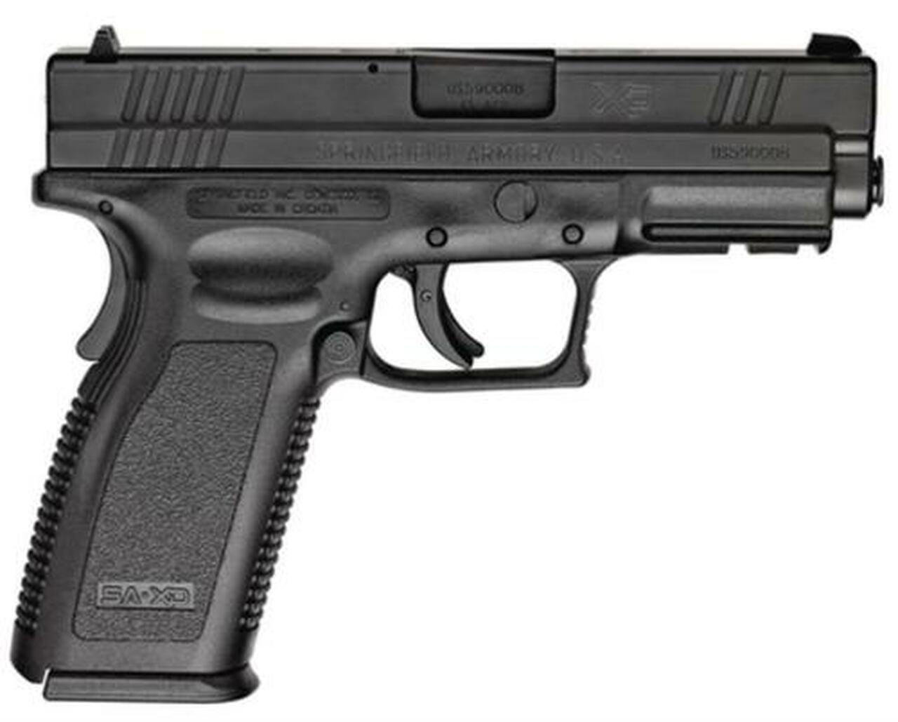 Springfield 45 ACP, 4″ Barrel/Black/Night Sights- 1 10 rd & 1 13 rd Mag
