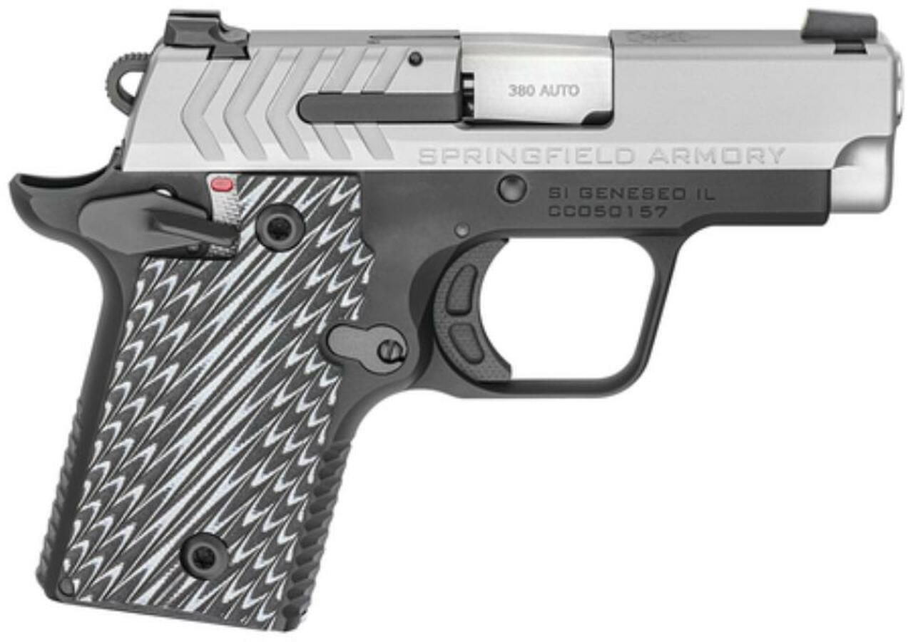 Springfield 911 1911 Micro Compact, 380ACP, 2.7″ Barrel, Alloy Frame, Finish, 6Rd, 2 Mags