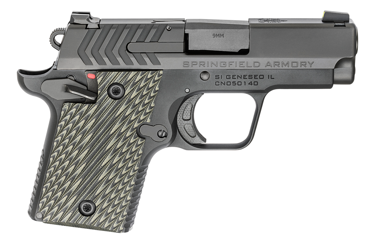 Springfield 911 9mm 3″ Barrel Nitride Black 6/7rd Mags