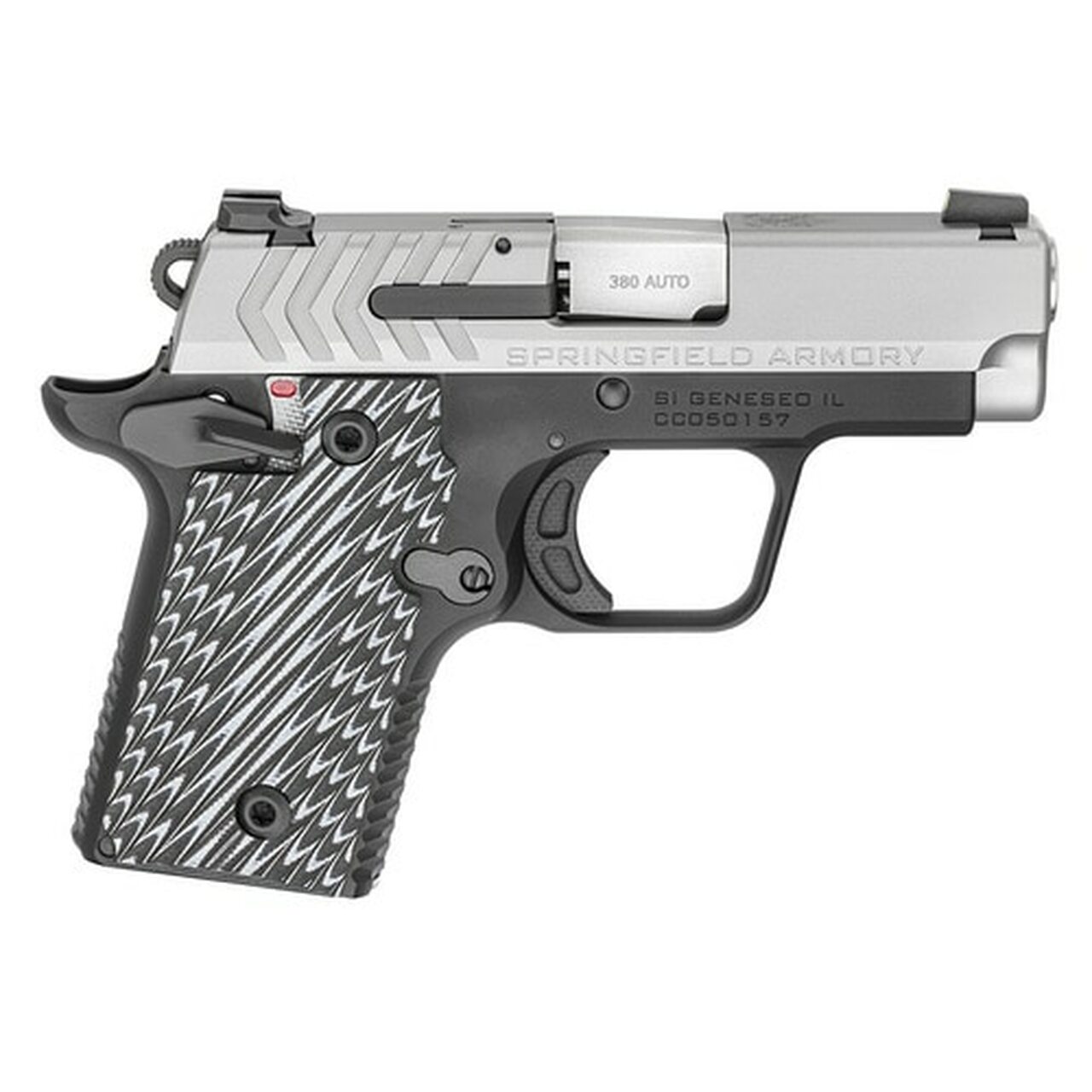 Springfield 911 Micro Compact 9mm, 3″ Barrel, Stainless Slide, G10 Grips, Tritium Night Sights, 6-7rd Mags