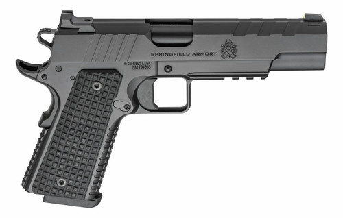 Springfield Emissary 1911 9mm, 5″ Barrel, Black Cerakote, G10 Grip, 8rd
