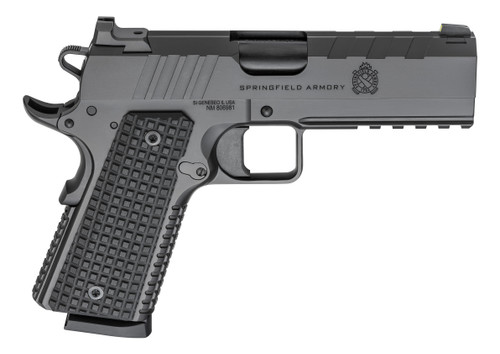 Springfield Emissary 1911 Commander 45 ACP, 4.25″ Barrel, Black Cerakote, G10 Grip, 8rd