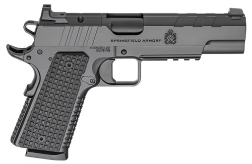 Springfield Emissary AOS 45 ACP, 5″ Barrel, Black Cerakote, G10 Grip, 8rd