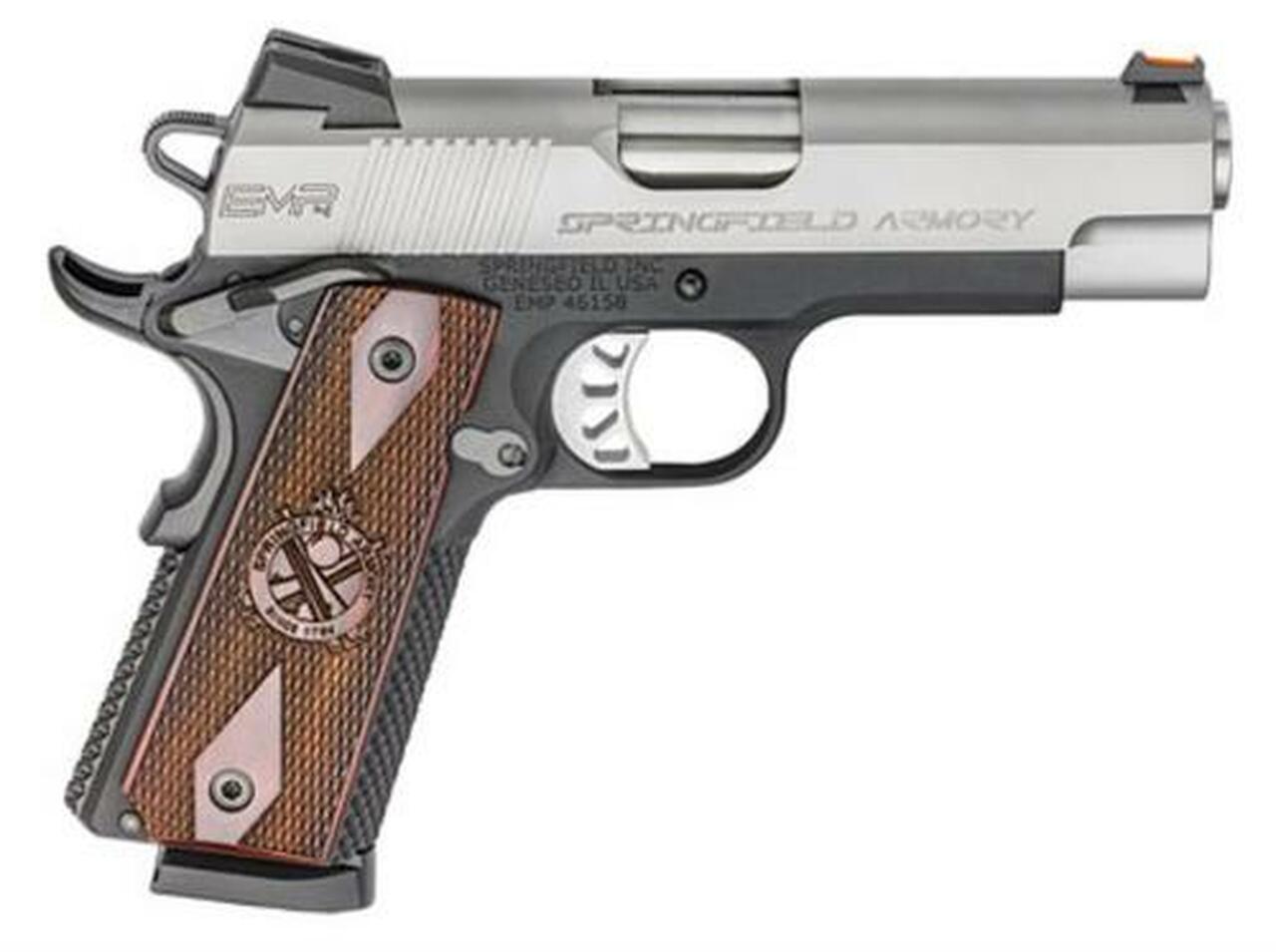 Springfield EMP 1911 .40 S&W, 3″, 8rd, Cocobolo Grips, Stainless Steel