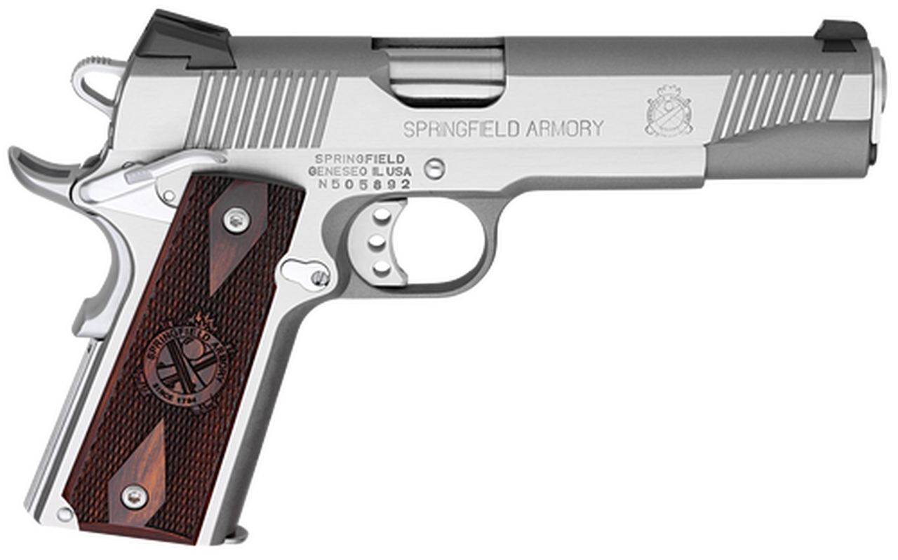 Springfield Gear Up Package Loaded 45 ACP, 5″ Match, Mag Pouch, SS, Case, Bag, 5x7rd Mags, CA Legal