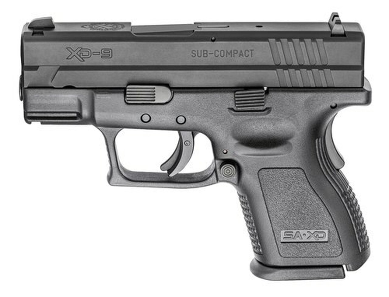 Springfield Gear Up Package XD Sub-Compact 9mm, Pouch, Bag, Case, Holster, 5x10rd Mags, CA Legal