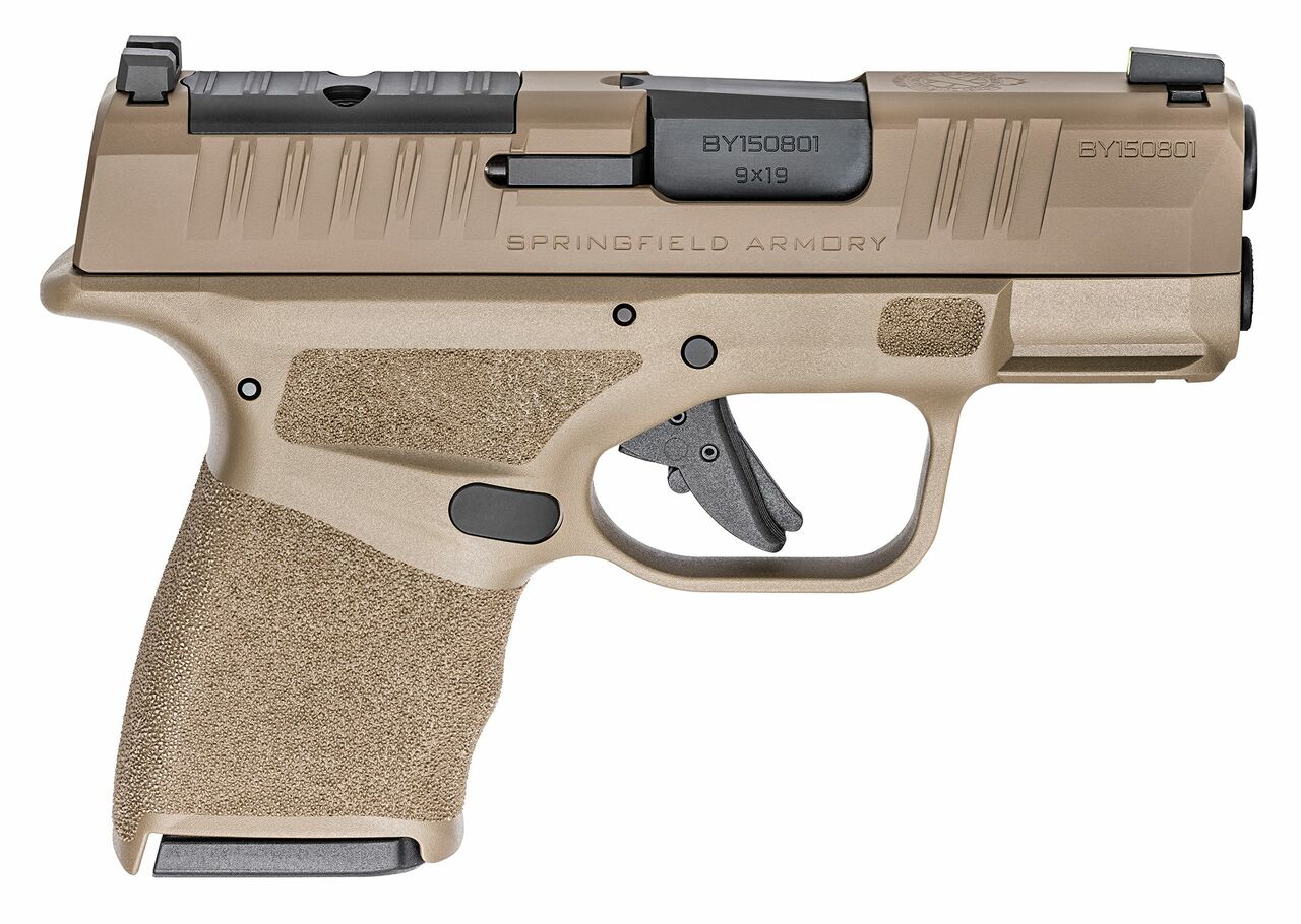 Springfield Hellcat OSP 9mm, 3″ Barrel, Night Sights, Flat Dark Earth, 11rd/13rd