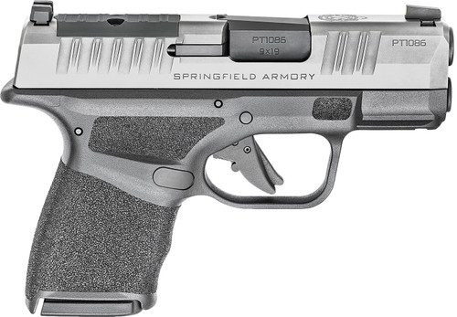 Springfield Hellcat OSP 9mm, 3″ Barrel, Stainless Steel Slide, Black Frame, CA Compliant, 10rd