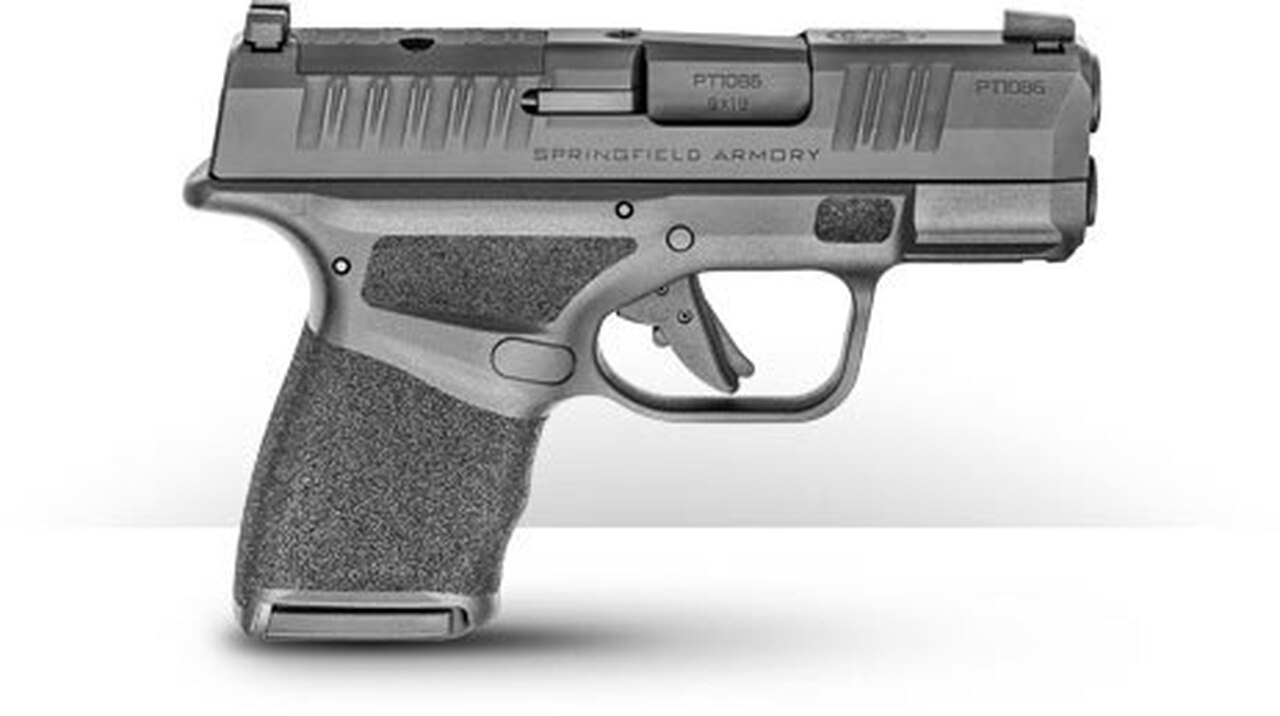 Springfield Hellcat OSP 9mm, 3″ Barrel, Tritium Front/Tactical Rear Sight, Black, 11rd/13rd